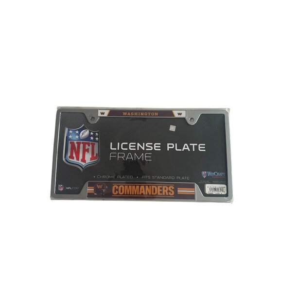 NFL Washington Commanders License Plate Frame NEW NWT - Picture 5 of 5